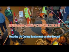 자치 도시 하수구 수리 노딕을 위한 유브이 큐어 CIPP 마무리 장비 200m 길이