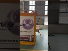 장소에서 완화 UV CIPP 장비 설치 작은 지름 하수 수리