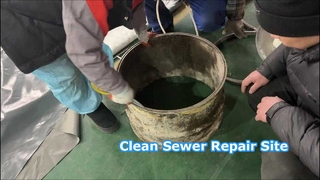 UV 라이너 설치용 트렌치리스 하수구 수리 엔드 패커