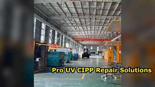 트렌치리스 파이프 수리를 위한 고급 UV CIPP 장비