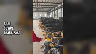 하수구 테스트 플러그 씰 누출 고압