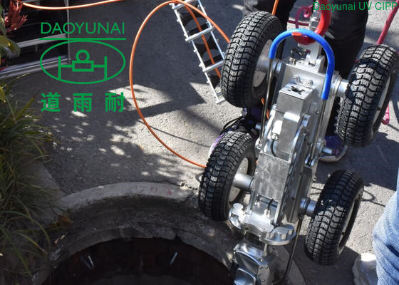 파이프 검사 자치 도시 네트워크 큰 지름을 위한 가지고 다닐 수 있는 주요한 하수구 크롤러 카메라