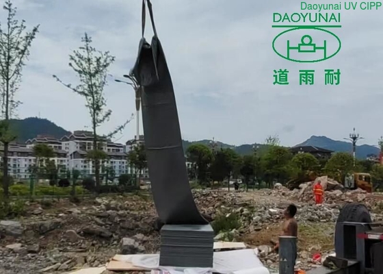 곳 파이프 라이닝 공정에서 치료된 도시적 시골 하수관거 수리를 정렬시키는 UV CIPP를 치료하세요