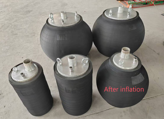 DN100-DN1000 하수도 기밀 시험용 고압 파이프 테스트 플러그, 최대 압력 6bar, 범위 DN100-DN1000